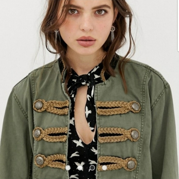 Free People Jackets & Blazers - Free People Military Jacket